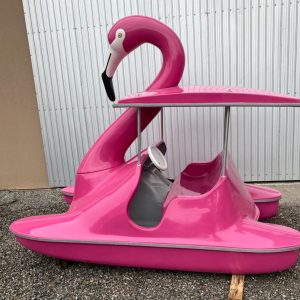 Pedalinho Flamingo com capota fixa Duty do Brasil